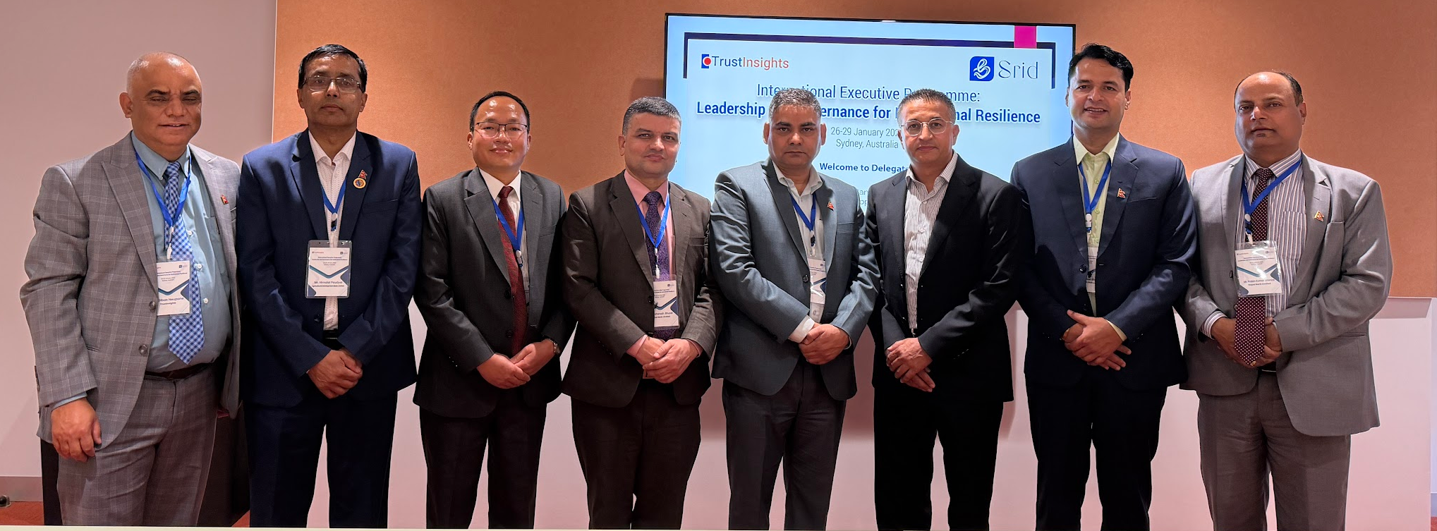 International Executive Programme on Leadership and Governance for Institutional Resilience — Sydney, Australia