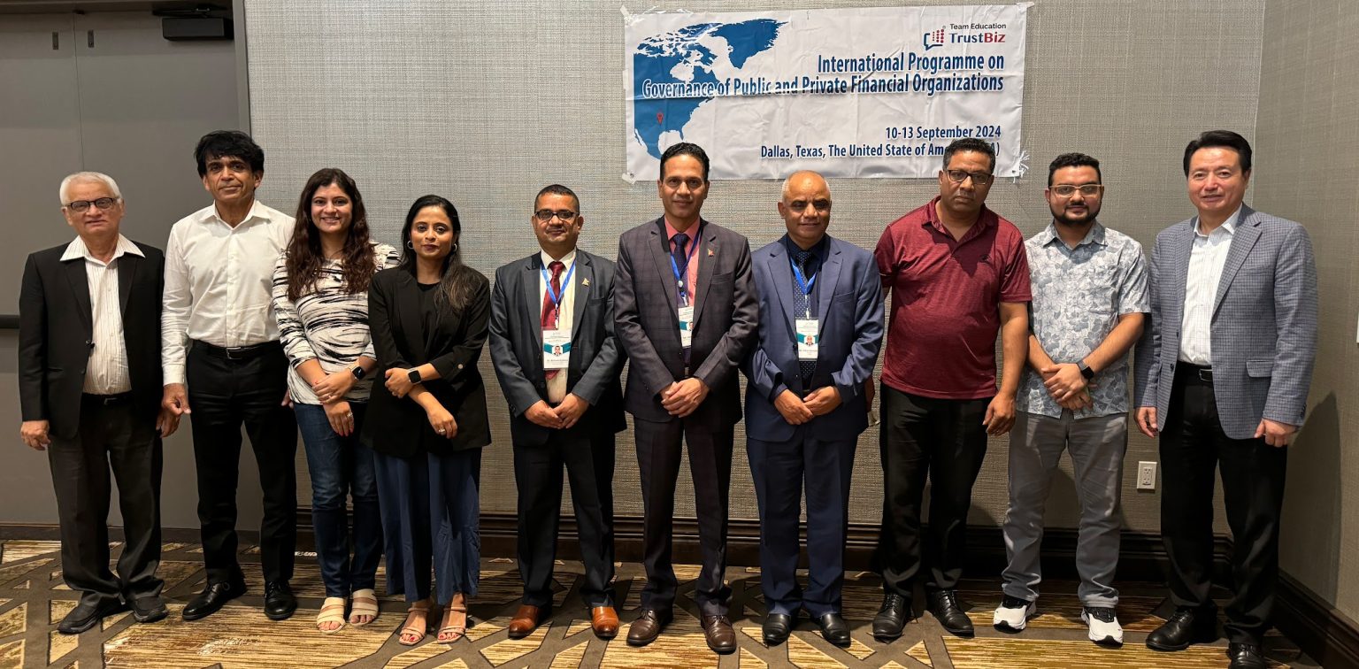 International Programme on Governance of Public and Private Financial Organisations — Dallas, Texas, United States